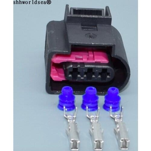 Worldgolden 3pin for VW Tiguan Passat Golf 6 Skoda Fuel Sensor Electric Connector Plug 4D0 971 993 4D0971993