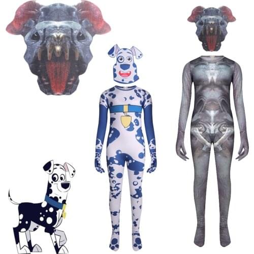 Little Spotted Dog Funny Baby Girl Boy Bodysuit Harajuku Cute Toddler Romper 101 Dalmatians Infant Jumpsuit or easter terror dog