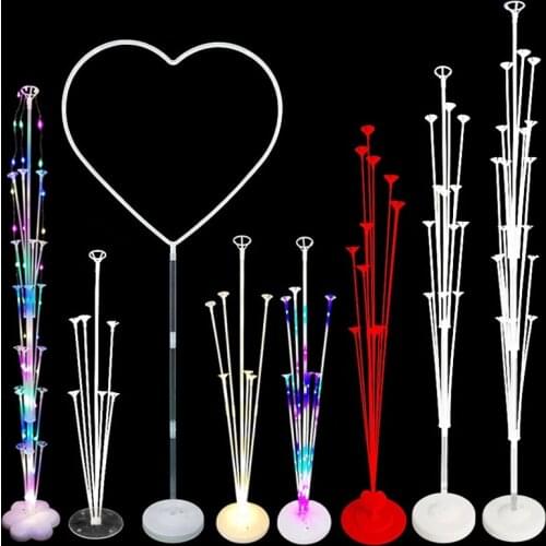 1/2Set Balloon Stand Balloon Holder Column Confetti Balloons Baby Shower Kids Adult Birthday Party Wedding Decoration Supplies