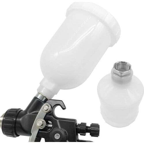 125/250ml Car Auto Vehicle Air Brush Paint Sprayer Nozzle Jet Cup Pot Container Automobile Electric Accessories