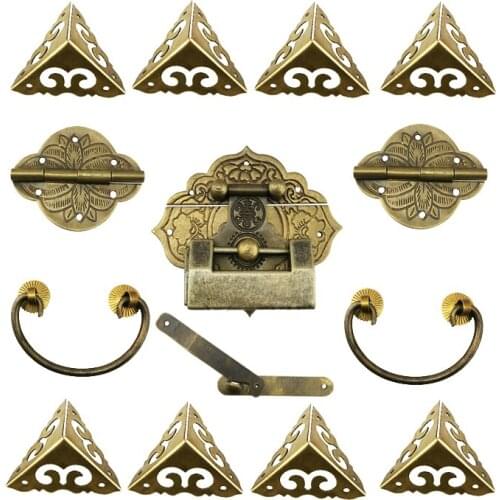 2016 New The whole package copper hardware for wooden wine box