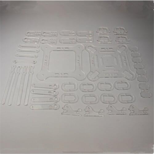 SWMAKER DIY mePed Quadruped Robot 3mm acrylic sheet laser cut plate kit Quadruped mechanical parts kit/set