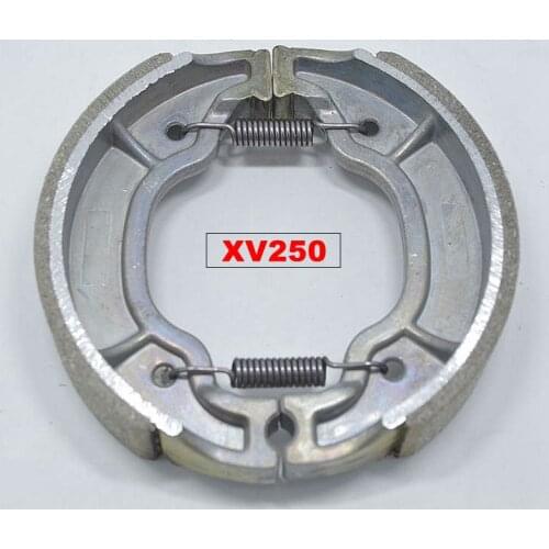 Free shipping for Yamaha motorcycle parts 250cc brake system brake shoes XV250 QJ250H brake pads Virago 250