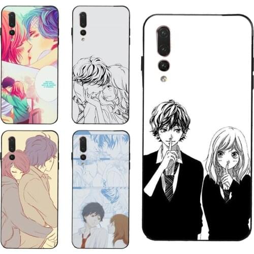 Anime Ao Haru Ride Kiss Case For Huawei P30 Pro P20 P40 Mate 20 Lite P Smart 2019 Nova 5T Honor 8A 8X 9X 10i 20