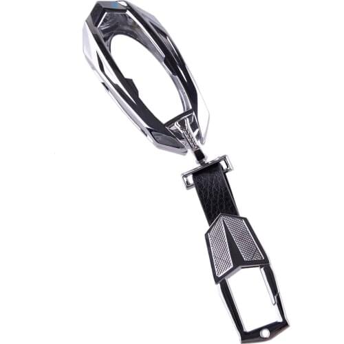 Car Key Case Fob Chain Holder Cover Fit For Nissan Qashqai Rogue X-Trail Murano Altima Leaf Armada Note Maxima Infiniti Q30 Q50