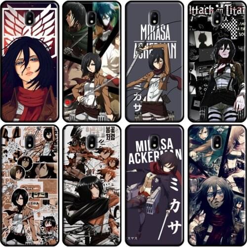 Mikasa Ackerman Attack On Titan For Samsung Galaxy J5 J3 J7 2017 J1 A3 A5 2016 A8 A6 J4 J6 Plus J2 Core 2018 Phone Case