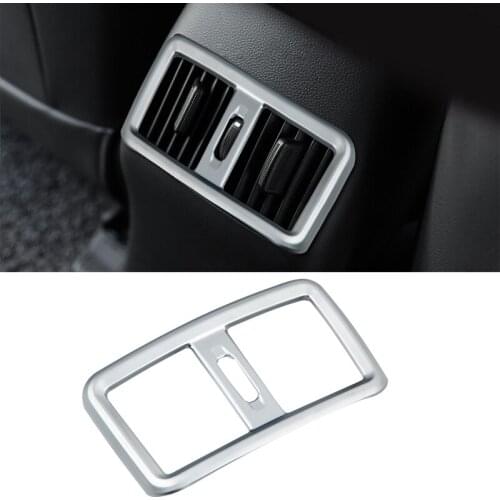 For Hyundai Creta IX25 2015 2016 2017 2018 ABS Matte Interior Rear Air Conditioning Vent Outlet Covers Trim Sticker Decoration