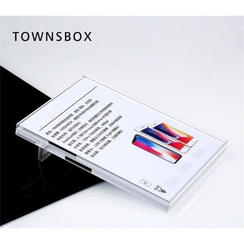 Electronics Phone A5 Advertising Poster Stand Desk Sign Merchandise Price Card Label Holder Frame Acrylic Block Pop