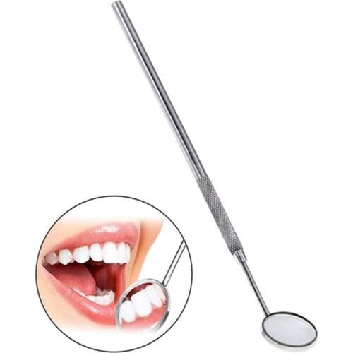 Oral Inspect Instrument Magnifying Mini Handle Magnify Mouth Mirror Tool Auto Dentist Magnifier Intraoral Inspection Oral Care