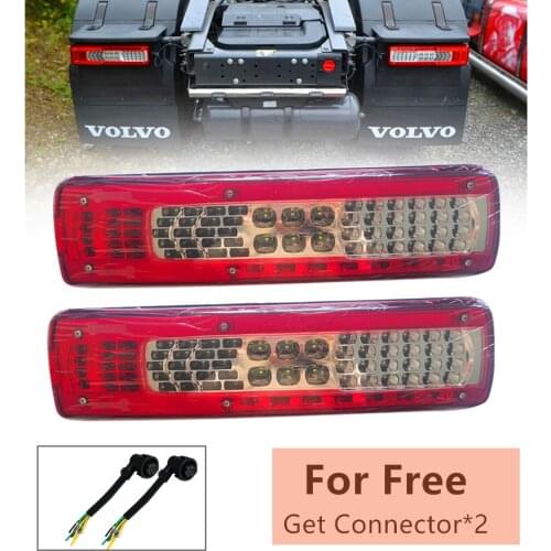 Set 12V Tail Lights 24V Led Tail Lights Brake Stop Warning Signal Lamp for Volvo FH 460 540 FH12 FH16 Heavy Truck Rear Lamps
