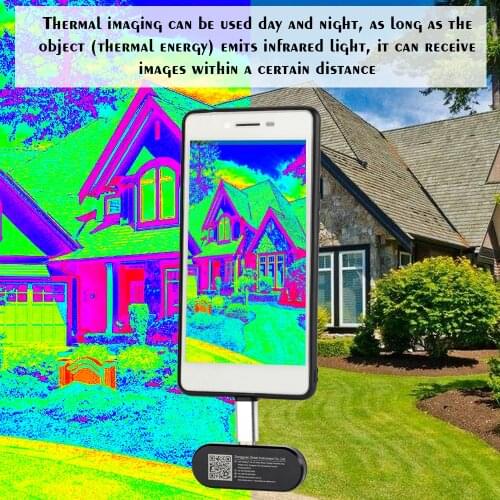 Mobile Phone Thermal Infrared Imager for Android with OTG Type C Thermal Imaging Support Video Pictures Temperature Detector