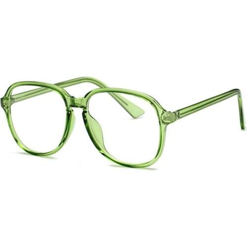 Fashion Women Men Vintage Candy Color Optical Eye Glasses Female Transparent Myopia Eyewear -0.5 -0.75 -1.0 -2.0 To -6.0