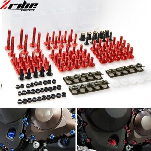Motorcycle Customized Windshields Universal Fairings Bolt Screws for Kawasaki HONDA SUZUKI BMW Yamaha R1 R3 R6 MT09 MT07 TMAX530