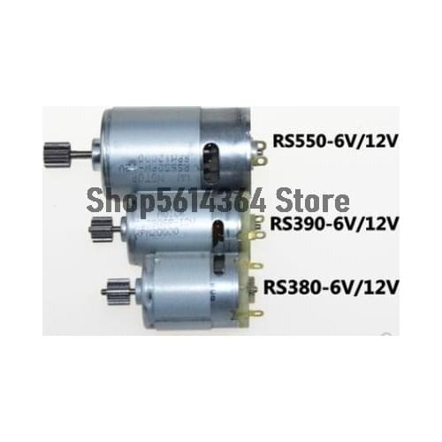 Gear 10Teeth 12Teeth 6V 12V RS380 390 550 Motor Toy DIY Remote Control Electric Car Motor Repair DIY Motorcycle Electromobile