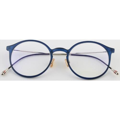 New Glasses 2021 Fashion Anti Blue Ray TR90 Glasses Optical Eye Spectacle UV Blocking Gaming Filter Round Glasses