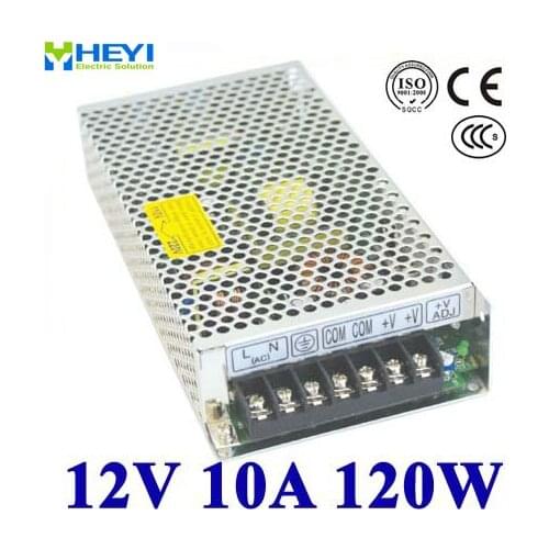 Single output switching power supply 12V 10A 100~120V/200~240V AC input LED power supply 120W 12V transformer