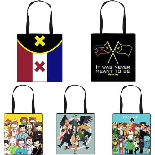 Cartoon Dream Smp Shopping Bag Fashion Designer Foldable L Manberg Lmanberg Fashion Tote Bags Woman Handbag Gift
