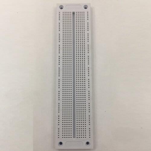 SYB-130 White ABS Plastic RGB LED Driver Mini Solderless Prototype Breadboard 130 Tie-points Hole Circuit PCB Board Protoboard
