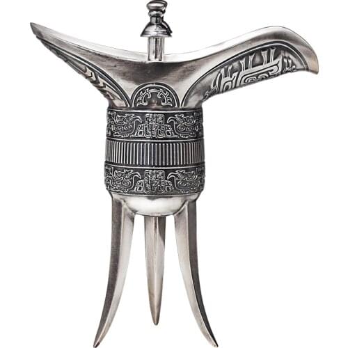 Handmade engraved vintage silver wine lord palace wind silver wine glass mirror silver wine features white wine cup about 25 ml