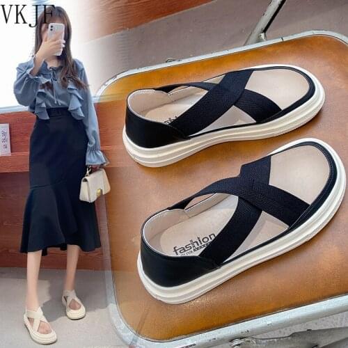 Womens Shoes 2021 Model Spring and Autumn Mesh Breathable Soft Bottom Non-slip Fashion Thickness Casual Shoes