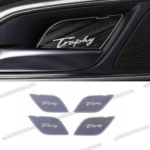 Lsrtw2017 Stainless Steel Car Interior Door Handle Bowl Panel Trim for Mg Hs 2018 2019 2020 2021 Accessories Auto Sticker