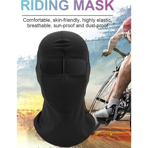Balaclava Full Face Mask Lycra CS Full Cover Hat for Outdoor Ski Hunting Cycling Sport Helmet Liner Cap Sun Protection Neck Head