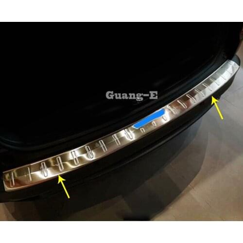 For Honda HRV HR-V Vezel 2019 2020 Car cover Sticker Outside Rear Bumper Trim Stainless Steel Scuff Sill Trunk Plate Pedal