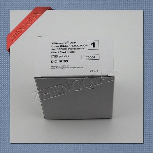 EDIsecure DIC10193 YMCKO Color Ribbon Work on DCP360i Printer