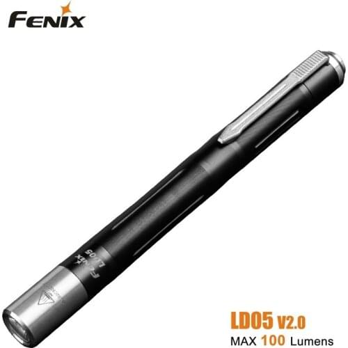 Fenix LD05 V2.0 with warm white and UV lights Super Compact Flashlight Working Penlight for Medical Workers