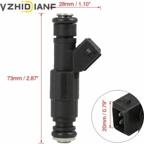 4PCS New Fuel Injectors Nozzle 0280156094 For Chinese Car 00-14 Great Wall pic-kup saifu fuku-da of John- D-eere 4Y 2.2L L4