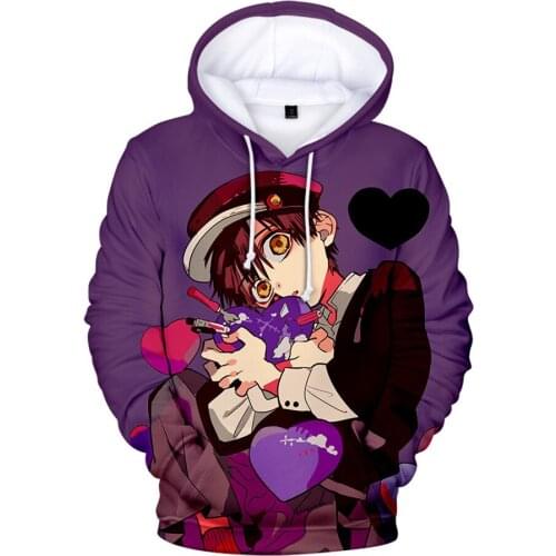 Classic Funny Cartoon 3D Hoodies Toilet Bound Hanako kun boys/girls Sweatshirt autumn youth Cool Long Sleeve Children Pullover