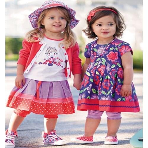 Girls Clothing Sets Suit Skirt Fashion Coat Suit Models Long Sleeve O-neck Red Coats +skirt +t-shirt 3 Pieces Baby Gir Sets