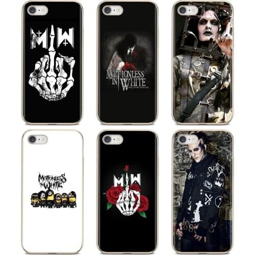 Motionless In White For Huawei Y6 Y5 2019 For Xiaomi Redmi Note 4 5 6 7 8 Pro Mi A1 A2 A3 6X 5X 7A Soft Silicone TPU Case