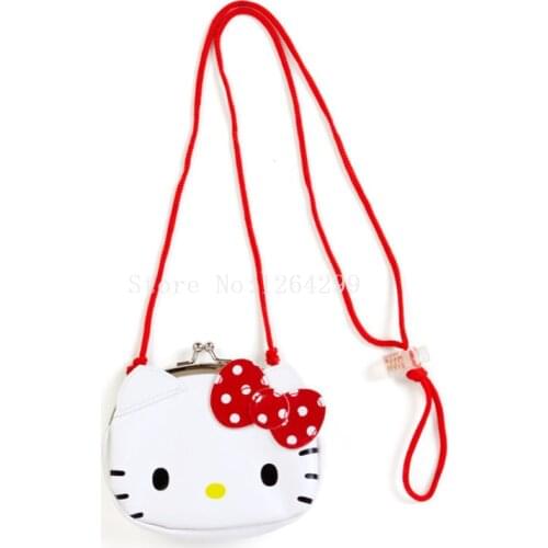 New Fashion KT Girls Mini PU Coin Purse Kids Messenger Bag For Children Gifts