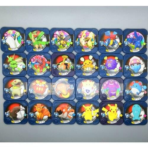 Pokemon Tretta Card Arcade Game Collections Figure Character 1 Star 2 Stars Bulbasaur Bayleef Piplup Tepig Marshtomp Randomly