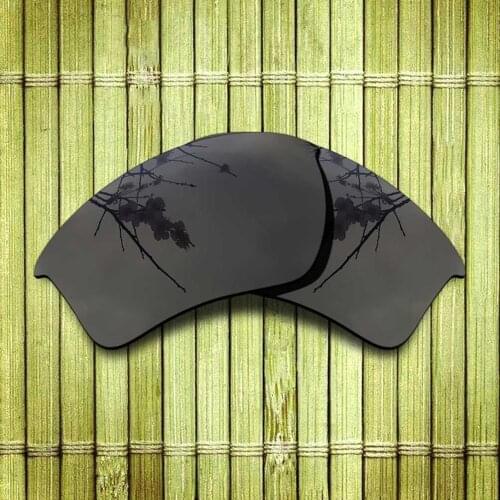 Polarized Replacement Lense For-Oakley Half Jacket 2.0 XL Sunglasses Frame True Color Mirrored Coating - Black Options