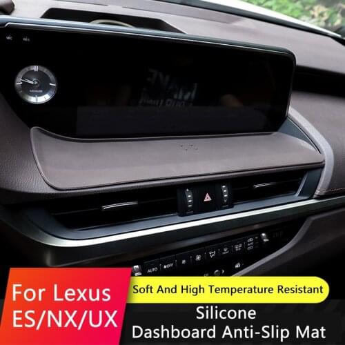 QHCP Car Silicone Anti-Slip Phone Holder Non-slip Dashboard Mat Sticky Pad Fits For Lexus ES 2018-2021 NX 2015-2021 UX 2019-2021