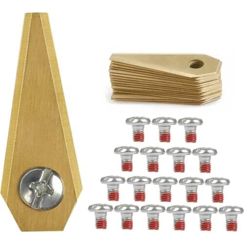 PCS 49x19x1MM Robot Mower Replacement Blade Antirust Durable Mower Cutter For Bosch Indego Accessories masterly