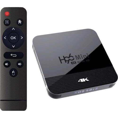 TV Box Android 9.0 H96 Mini H8 RK3228A 2.4G/5G WIFI Set Top Box 1+8GB US