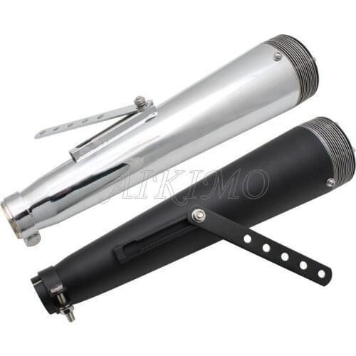 Universal Motorcycle Exhaust Muffler Pipe Tip Retro Vintage Rear Pipe Tube For Honda/Yamaha/Suzuki