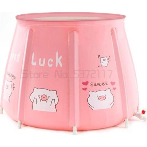 Bath Sauna Adult Folding Bathtub Bath Barrel Household Large Tub Bath Barrel Thickened Adult Bath Tub Full Body Hot Tub Banheira