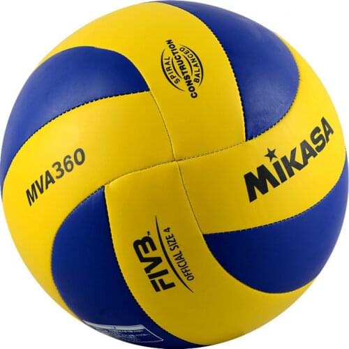 Original Japan MIKASA Volleyball MVA360 MVA460 Super Hard Fiber Brand Volleyball Competition Size 4 Size 5 PU Volleyball