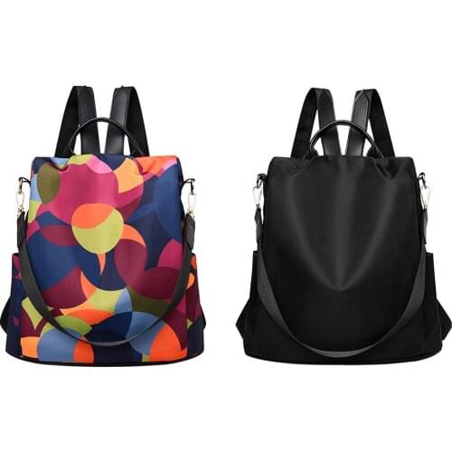 Multifunction Women Oxford Backpacks Fashion Girls School Bags Casual Large Capacity Anti Theft Backpack for Female
