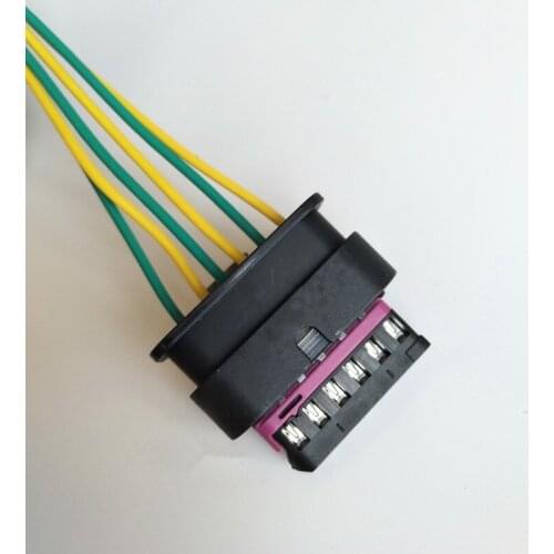 2/4/10/20pcs/lot 6 Pin/Way Rear Light Connector Taillight Plug With Cable Wire Harness Pigtail For BMW 4F0 973 706 4F0973706