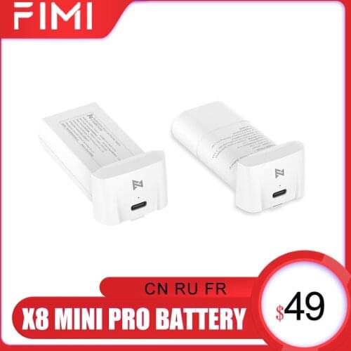 FIMI x8 Mini Battery 2400mAh Rechargable Lipo-Battery for X8Mini Camera Drone RC Drone Accessories Intelligent Flight Battery