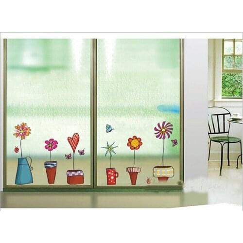 Free shipping small garden pvc decal sticker , 3D Wall vinyle PVC decorative sticker ,2pcs per set