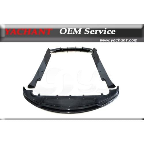 Carbon Fiber Bodykit Fit For 12-15 Tesla Model S RZ R-Zentric Style Non Wide Body Kit Front Lip Side Skirts Rear Diffuser