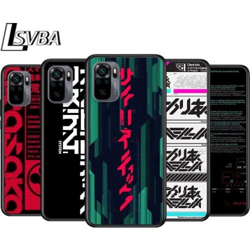 Cyber style punk cool Anti-Fall Phone Case For Xiaomi Redmi Note 9 9S Max 8T 8 7 6 5 Pro 5A 4X 4 Soft Black Cover
