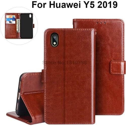 Free Shipping Flip Case Huawei Y5 2019 Case Leather Phone Case Cover For Huawei Y5 2019 Y 5 2019 Y52019 AMN-LX9 AMN-LX2 AMN-LX1
