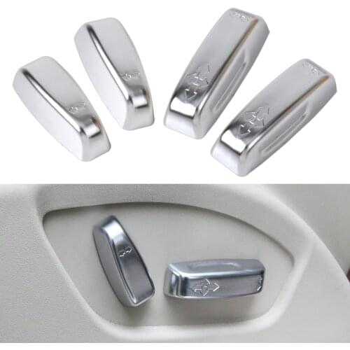 CITALL New Chrome Interior Seat Adjustment Switch Knob Button Cover Trim For Volvo XC60 XC70 V40 V60 S40 S60 C30 C70